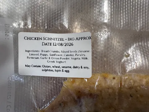 Chicken Schitzel - Home Made from The Hilltop