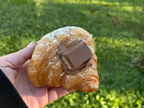 Milo croissant from Della & dottie