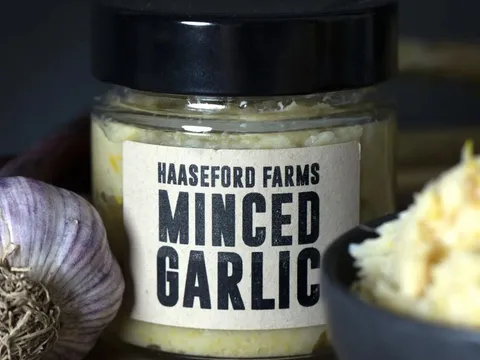 Minced Garlic from Haaseford Farms Garlic