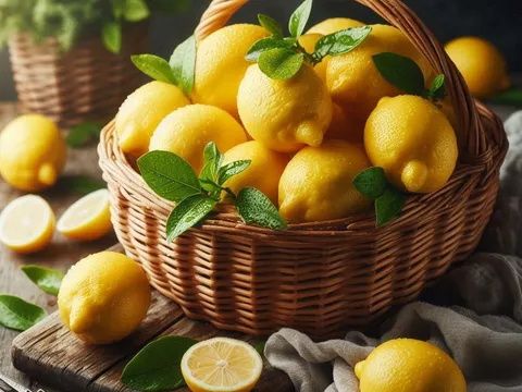 Lemons from Little yellow fridge 