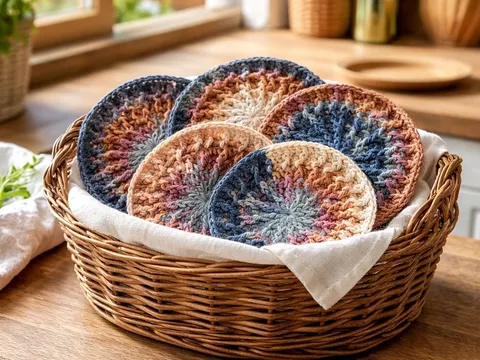 Crochet cloths from Little yellow fridge