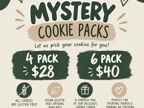 Mystery Cookie Pack (6 pack) from Mumma Bakes SA