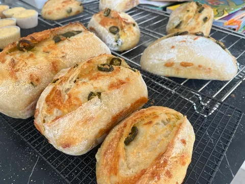 Jalapeno & cheese sourdough from Murray Dough