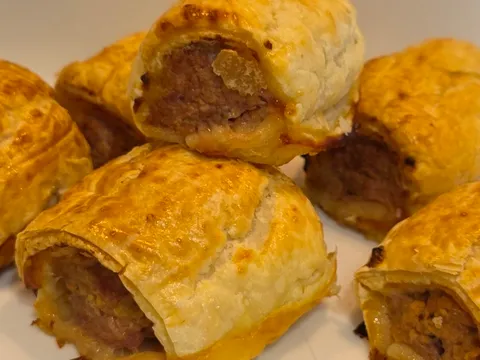 Sausage Rolls from Fridge on Hicks