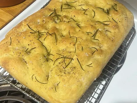 Focaccia from a stall in Kooringal, NSW