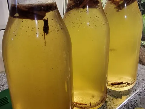 Spiced Apple Ginger Beer 250ml bottles from Feral Farm