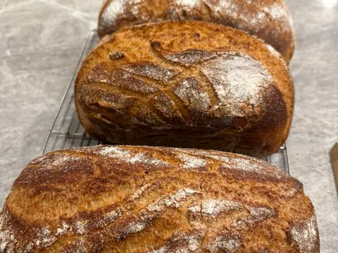 Gluten free dairy free Sourdough bread loaf from B Kinda Crunchy 