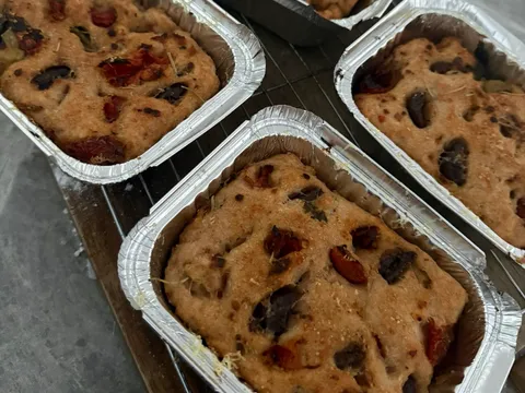 GF Antipasto Foccacia from B Kinda Crunchy 