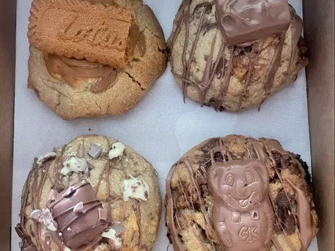 Mega cookie flavours from Baked at home