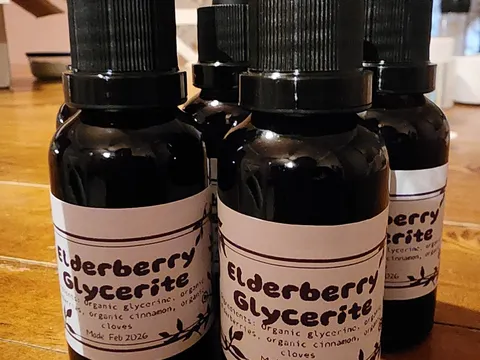 Elderberry Glycerite from The Bush Alchemist