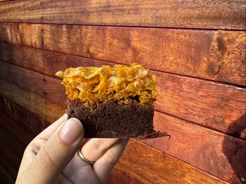 Cornflake brownie from Farm stand bakery 