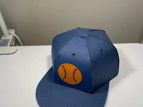 Paper baseball cap/gift box from Eternal Blooms by Sarah 