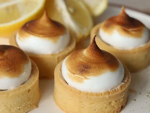 Lemon Meringue tarts from Sweet Cheeks Patisserie
