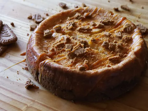 Biscoff Caramel baked cheesecake from Sweet Cheeks Patisserie