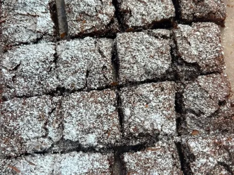 Sourdough brownies from Big Sky Flower Farm