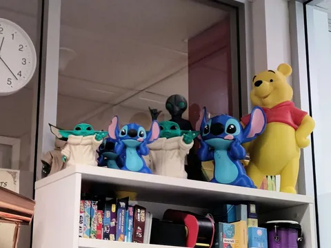 3d printed characters from Dave's 3d printed creations
