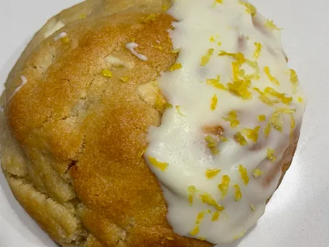 Lemon & White Chocolate Cookie from Crumb Get Stuffed