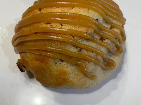 Salted Caramel Pecan Cookie from Crumb Get Stuffed
