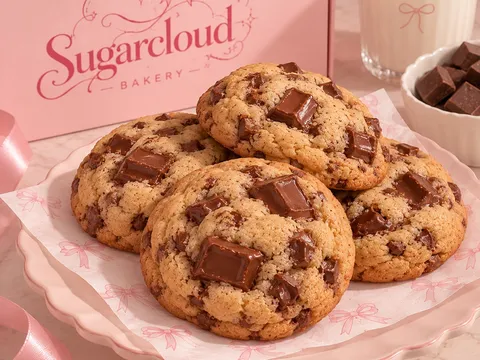 Chunky Choc Chip Cookies from Sugarcloud Bakery
