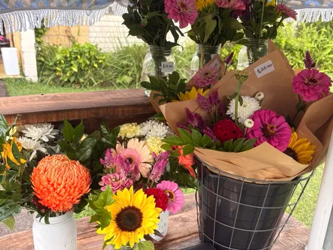 Florals on cribb by Amore Fioir  in Landsborough, QLD